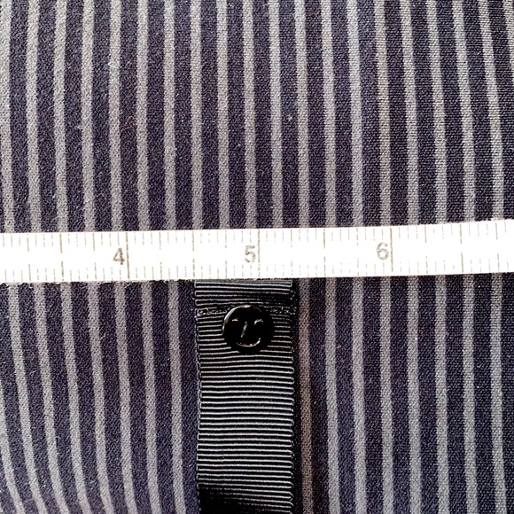 LULULEMON Vinyasa Scarf hyperstripe Rulu Bk & Grey - Picture 4 of 5